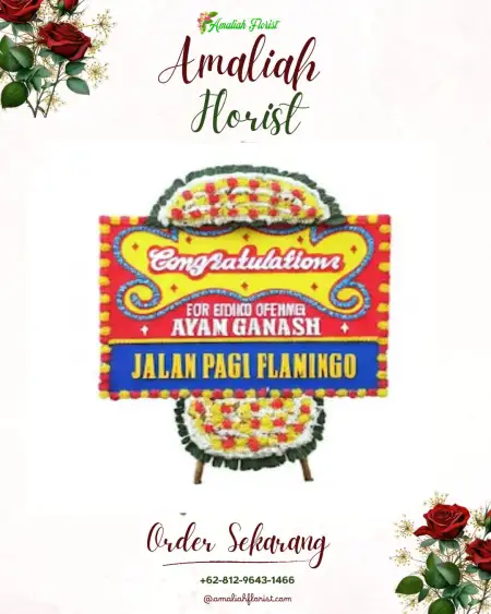 Sewa Papan Bunga Tana Tidung